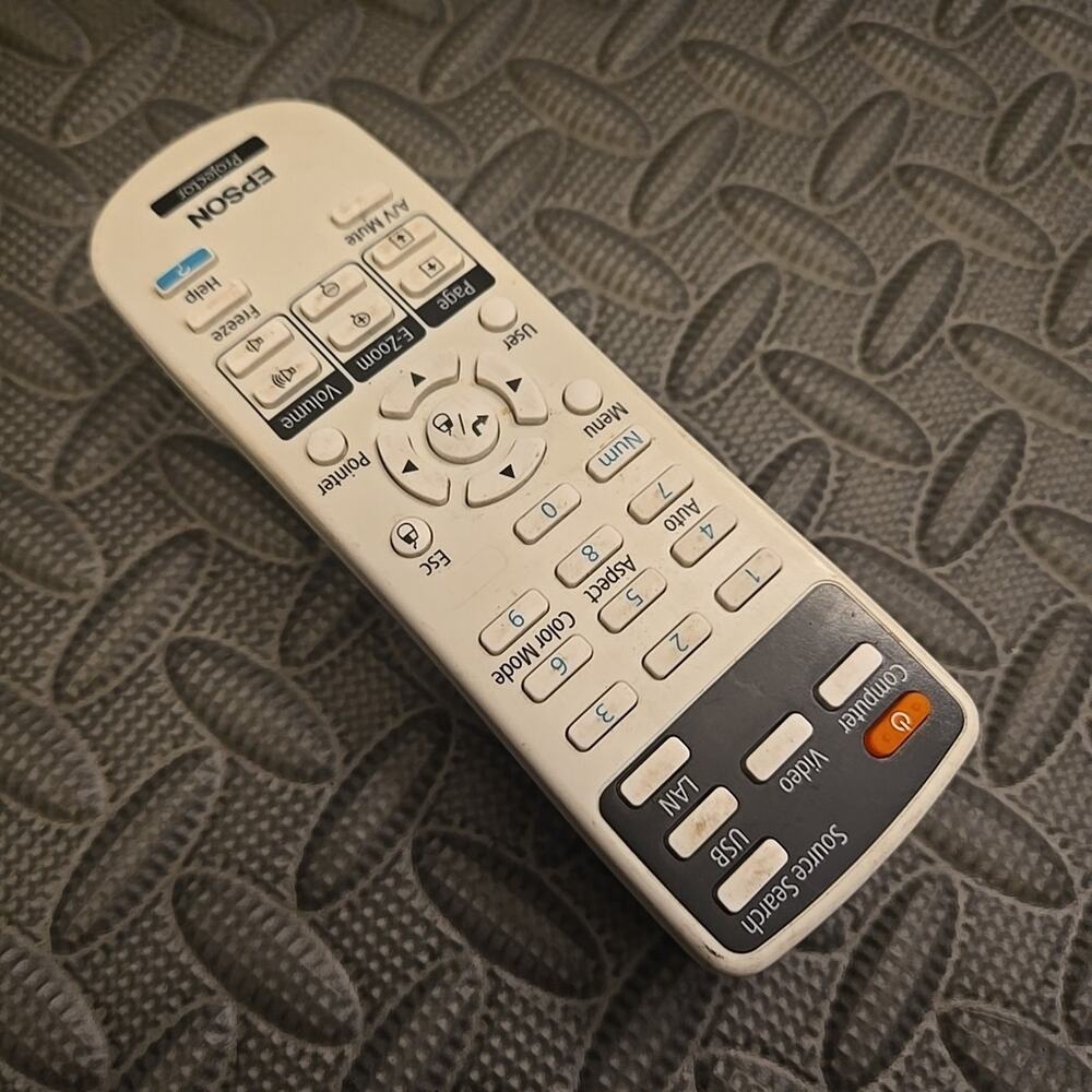 Epson Projector Remote Control Tested Working - Picture 2 of 3